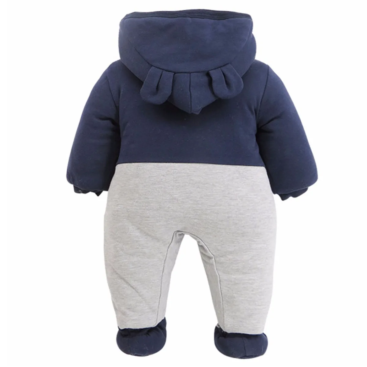 Детская зимняя одежда для мальчиков и девочек Totoro толстая с капюшоном теплый