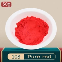 pure red mica pigment pearl powder diy mineral dye colorant dust yb108 for soap crafts ceramic color