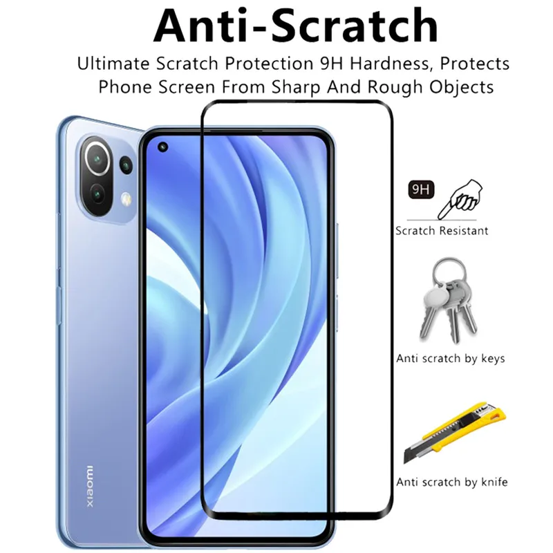 Mi 11 Lite защитное Стекло Xiaomi 5G стекло защита экрана закаленное для Mi11 Glass Xiao 10 T Pro