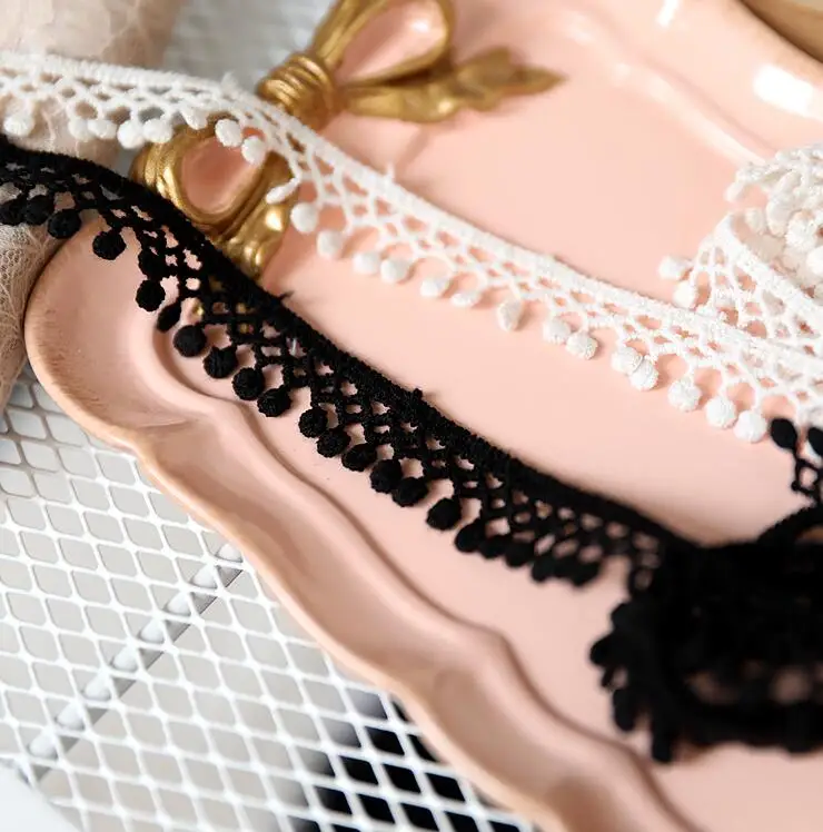 5 метров Новое поступление лидер продаж 1 см ширина вышивка кружевные аксессуары