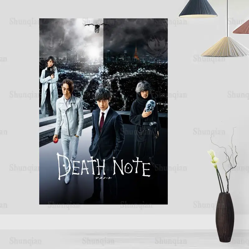 Новый плакат из аниме Death Note настенный ткани на холсте картина с принтом