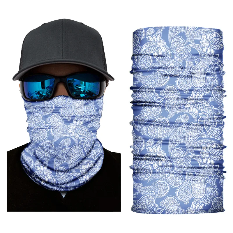 

Outdoor Sport Magic Bandana UV Protection Cycling Scarf Polyester Hiking Neck Cover Fishing Windproof Headband Multi Use Mask