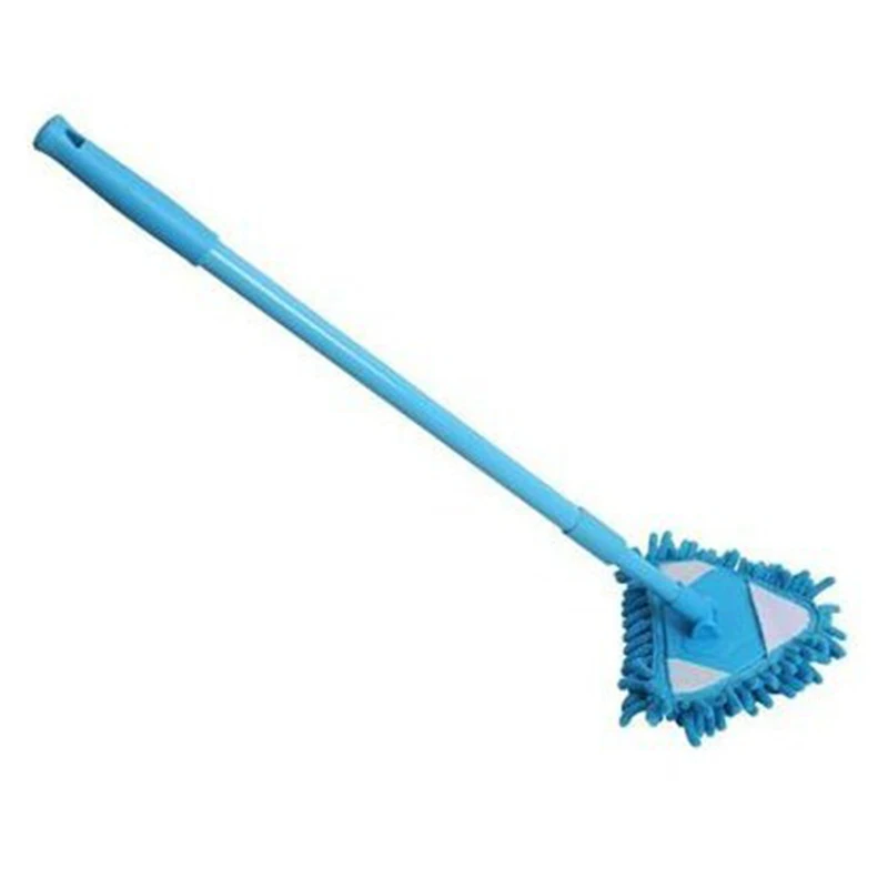 

Microfiber Spin Mop Thick Woven Micro-Chenille Wash Mitt Extension Mop Replaceable Triangle 360 Degree Telescopic LAD-sa