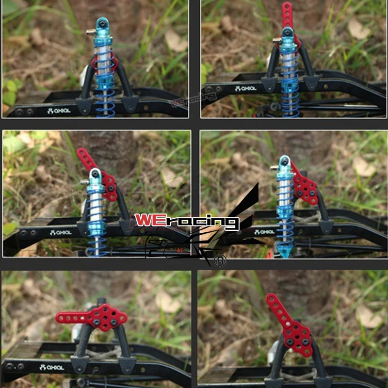 

4Pcs RC Car Shock Absorber Mount Adjust Height Angle Stand for RC Crawler Car Axial SCX10 90046 D90 D110 S348