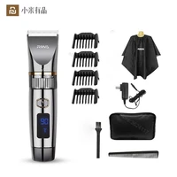 youpin riwa electric hair clipper professional set re 6501t cordless barber stainless steel led display men barber hair trimmer