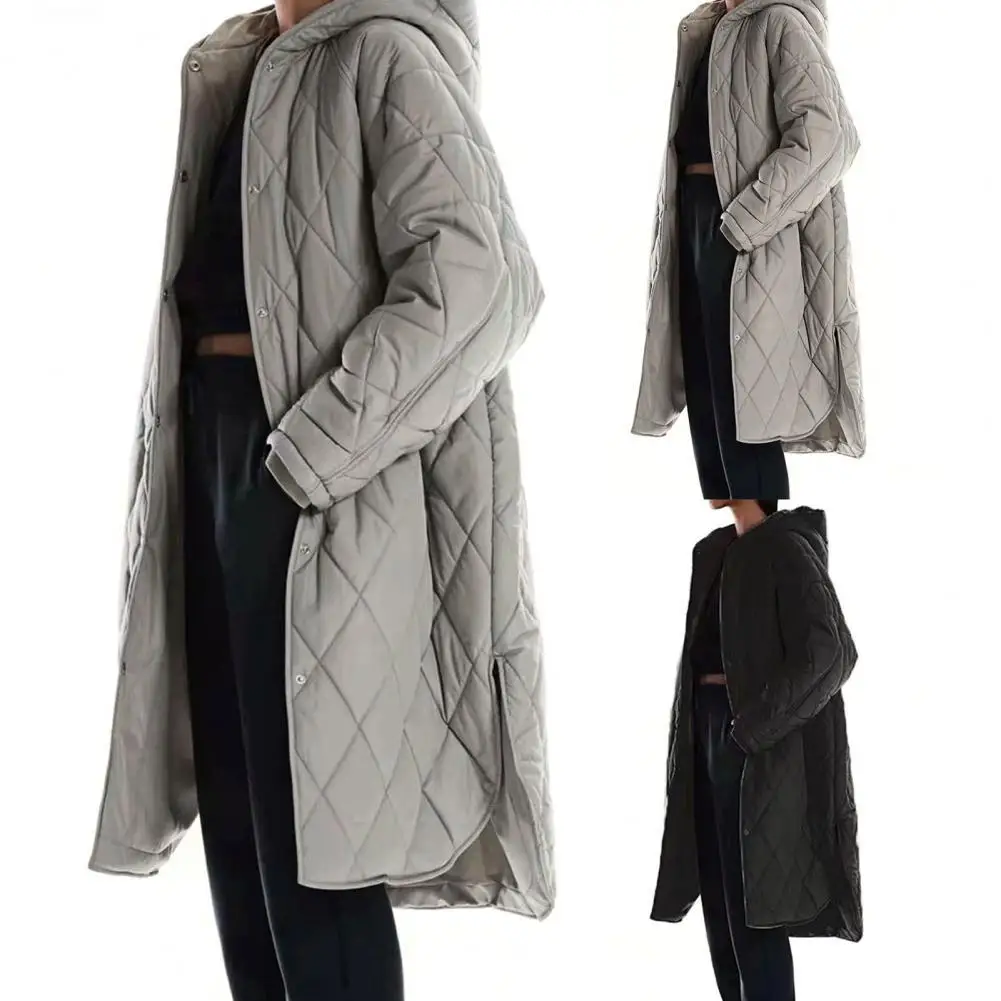 

Потрясающая Женская куртка с капюшоном, однотонная зимняя куртка с асимметричным подолом, зимнее пуховое пальто, зимнее пуховое пальто