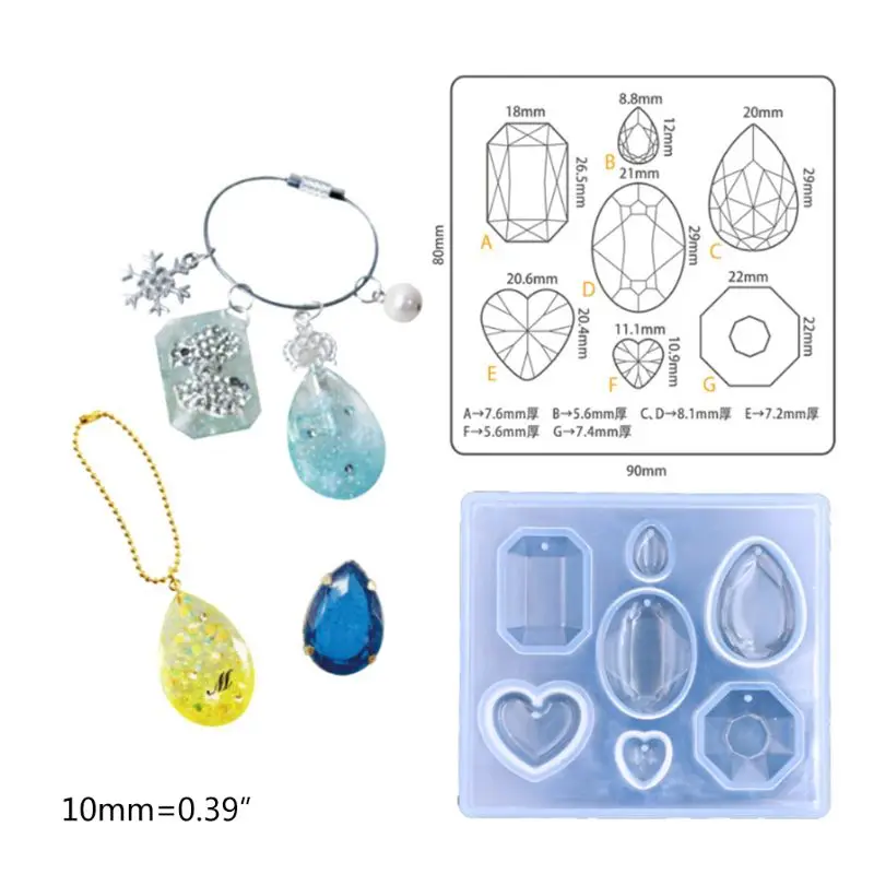 

Silicone Resin Molds Measuring Cup Dropper Earrings for DIY craftsmanship craftsmanship tool Pendant Jewelry Making Tools