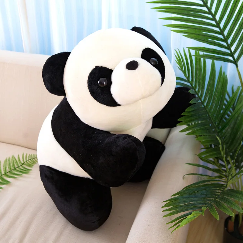 Новый рептилий панда мальчик подарок гигантская плюшевая игрушка ткань кукла