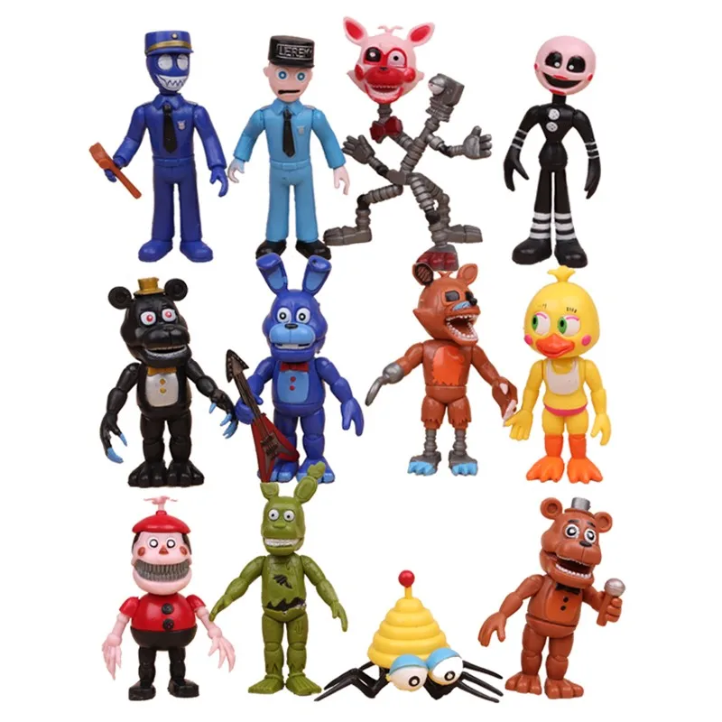 12 шт./компл. Five Nights At Freddy's Весенняя ловушка Золотой Фредди Фокси пират ПВХ