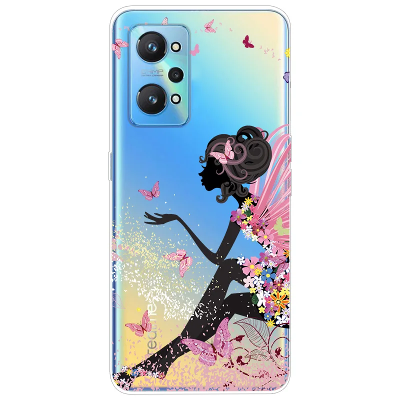 for realme gt neo 2 5g case tpu silicone soft cartoon clear case for realme gt neo 2 3 neo3 phone cover neo2t transparent coque free global shipping