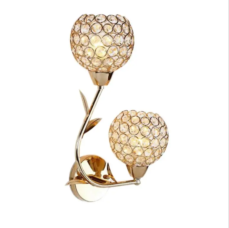 Настенный светильник E14 с кристаллами высокого качества в европейском стиле