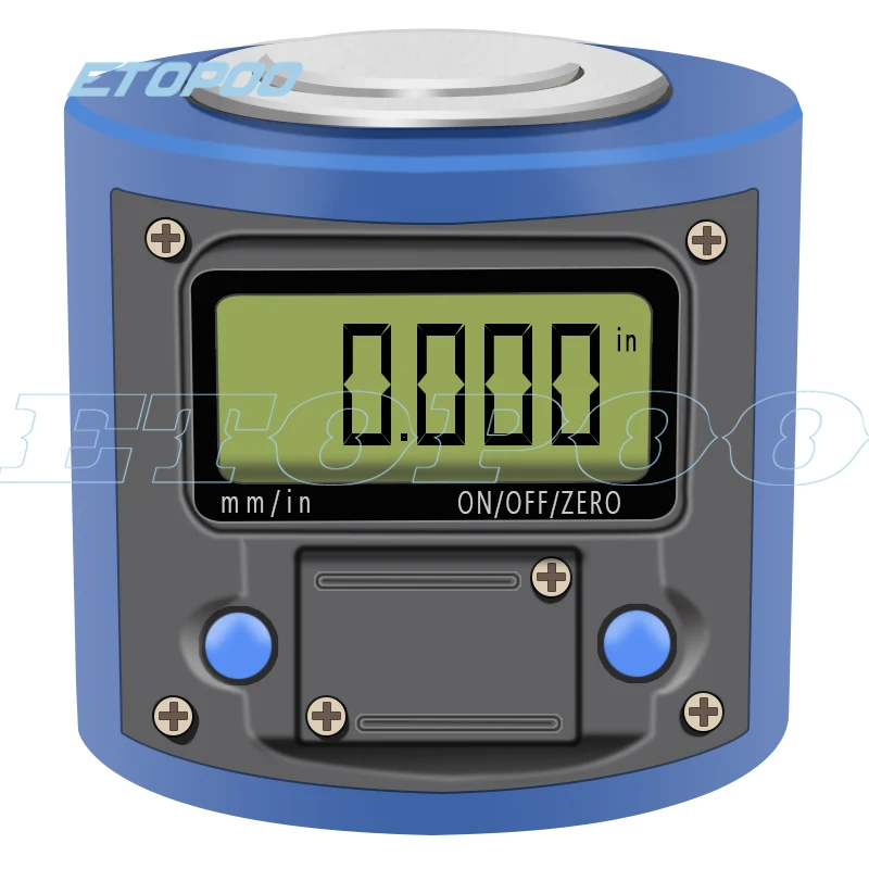 Цифровой 1,5 в 0-2 мм 0,01 мм Z-axis Zero-Pre-setter инструмент Setter для ЧПУ маршрутизатор Z Axis Zero Setter Z Axis Инструмент Высота Setter - Цвет: blue type