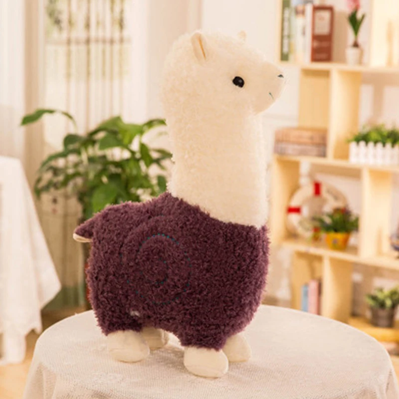 28 65 см новые милые животные Альпака верблюжья Кукла Подушка плюшевая игрушка