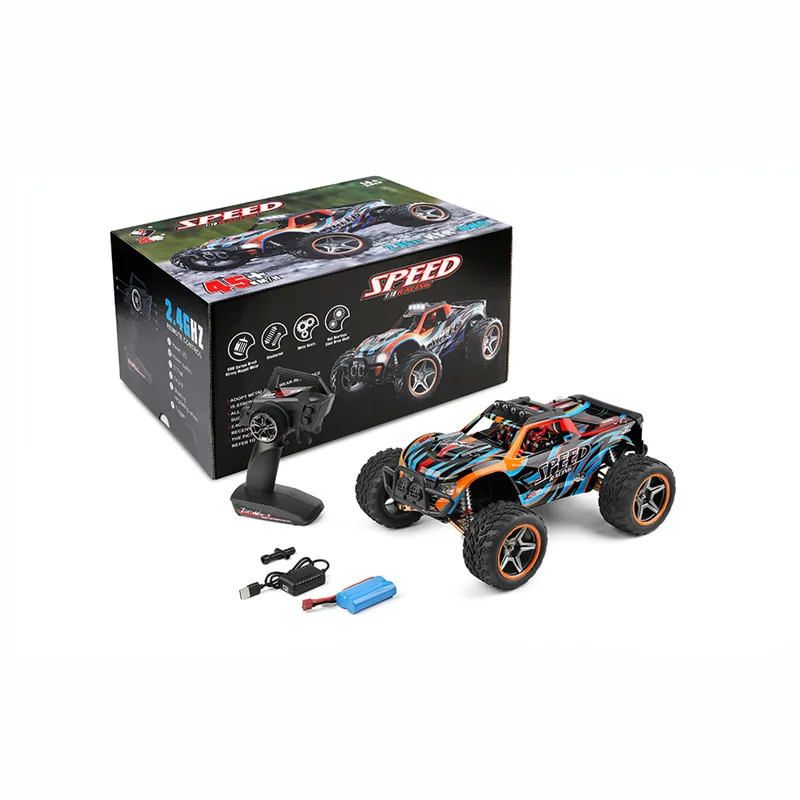 Новинка Модель гоночного автомобиля Wltoys 104009 1:10 2 4 ГГц 4WD 45 км/ч|Радиоуправляемые