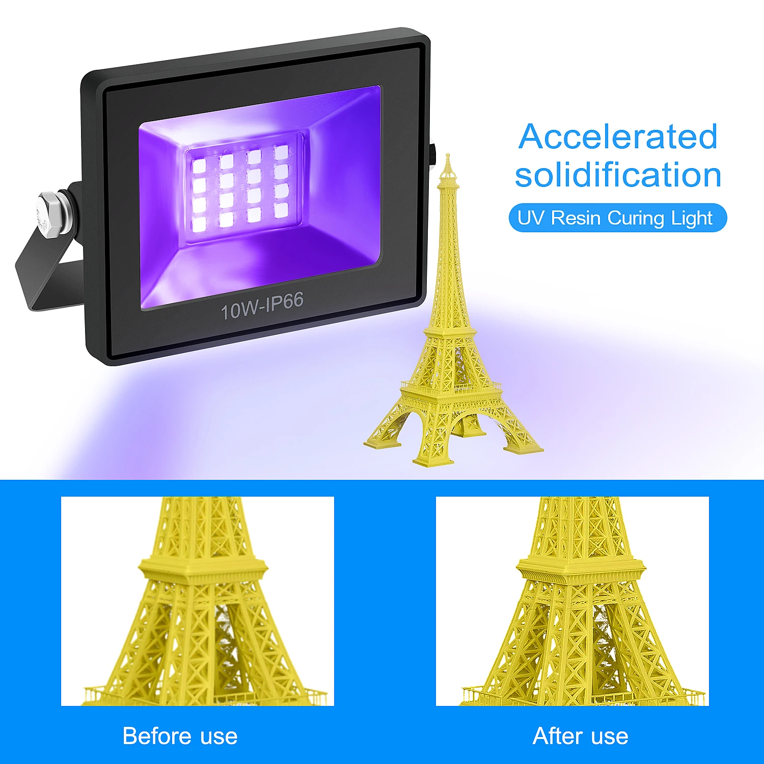 Отверждающая УФ прожектор/прожектор светодиодный Резина отверждающий лампа 6 Вт