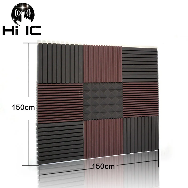 Высококачественные звукоизоляционные настенные наклейки для панелей 50 х50 см