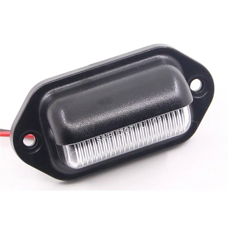 2 шт. 6 светодиодов номерной знак светильник лампа лампы для грузовика трейлер