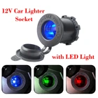 12 В 24 в 240 Вт розетка для автомобильного прикуривателя Водонепроницаемый светодиодный светодиодной подсветкой для автомобиля, лодки, мотоцикла, трактора, розетка