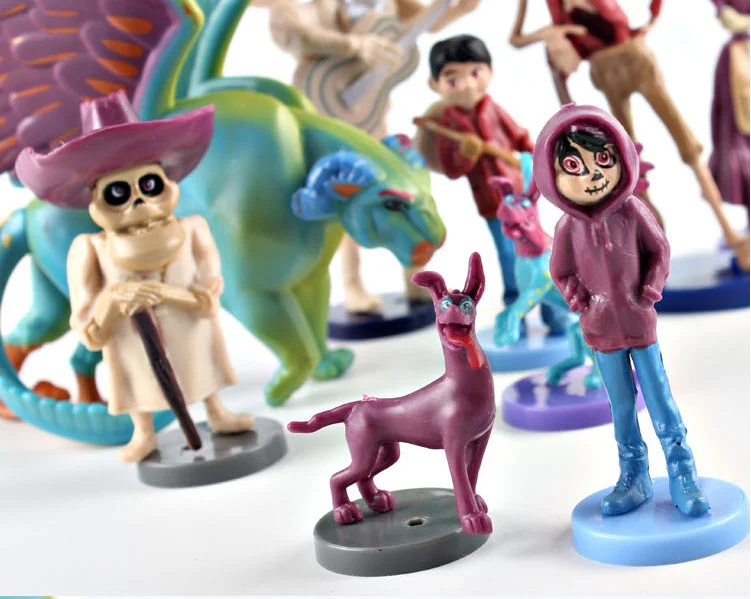 [Забавный] 9 шт./лот 5 10 см экшн фигурки из фильма Коко Пиксар Мигель Ривас