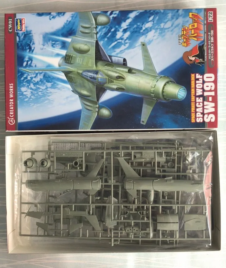 Hasegawa HE64501 1/72 Космический пират капитан харлок Волк SW-190 пластиковая модель |