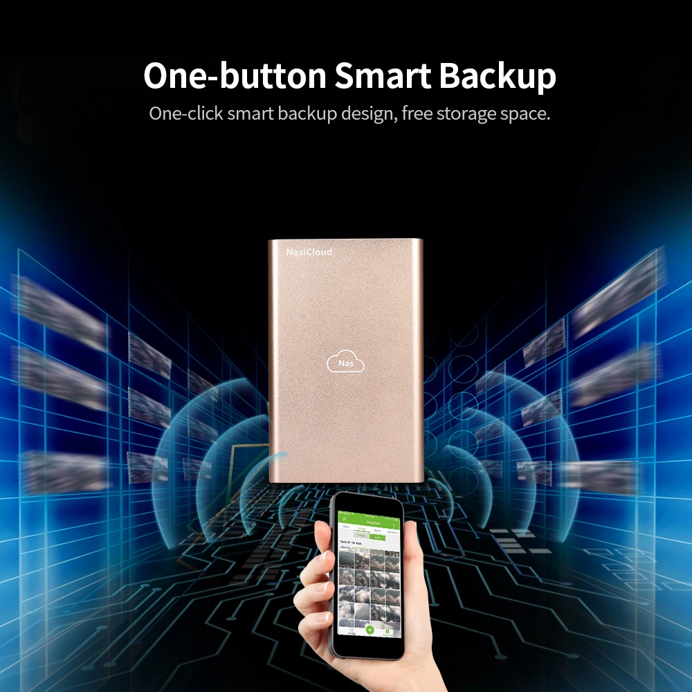NAS диск возможность удаленного доступа в любом месте и 2 5 дюймов HDD/SSD NasCloud H2 быстро