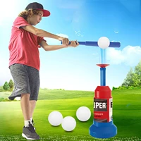 kids tee ball set t balls with automatic baseball launcher baseball training toy for boys girls tball set gifts for little kids