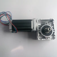 51 worm gearbox rv030 speed reducer 14mm output nema23 stepper motor 4 2a 112mm 3nm 430oz in convert 90 degree for cnc router