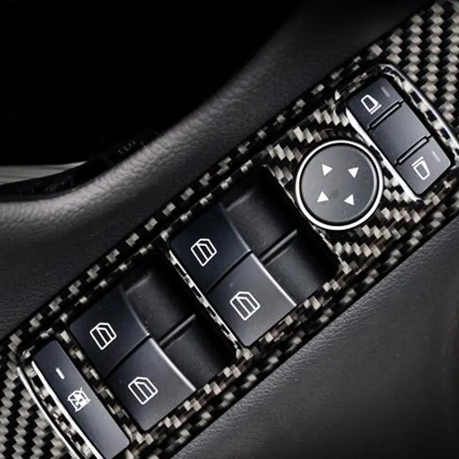 Внутренняя Кнопка Подъема Окна Рамка отделка подходит для Mercedes Benz C Class W204