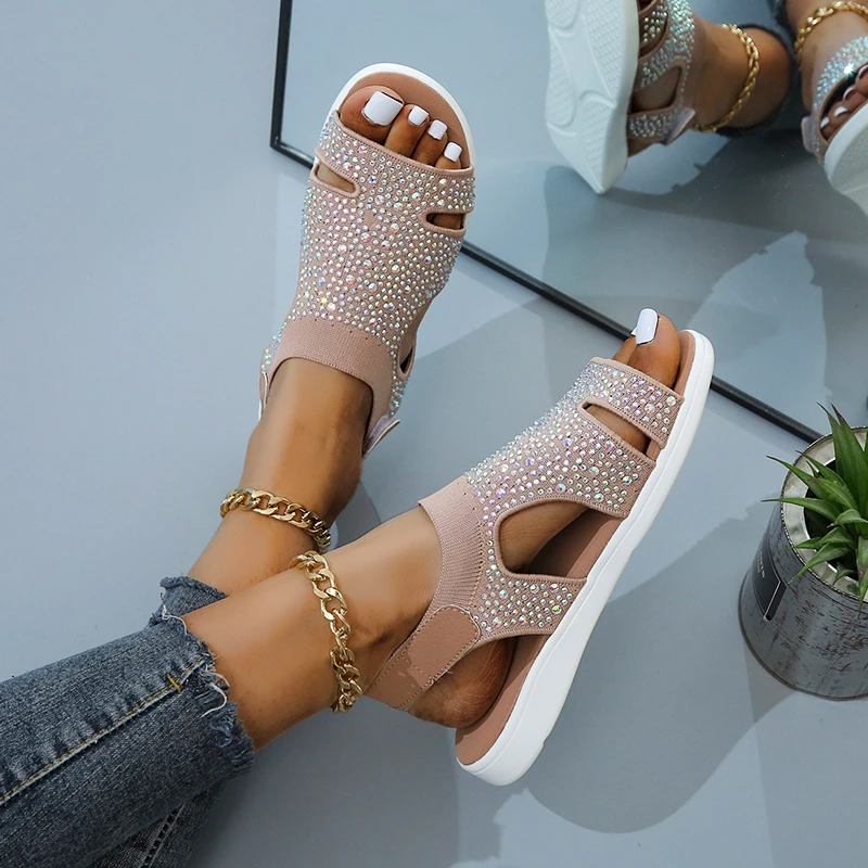 

2021 New Summer Women Sandals Sexy Ladies Shoes Casual Buckle Strap Shoes Woman Beach Fashion Shoes Big Size 36-43