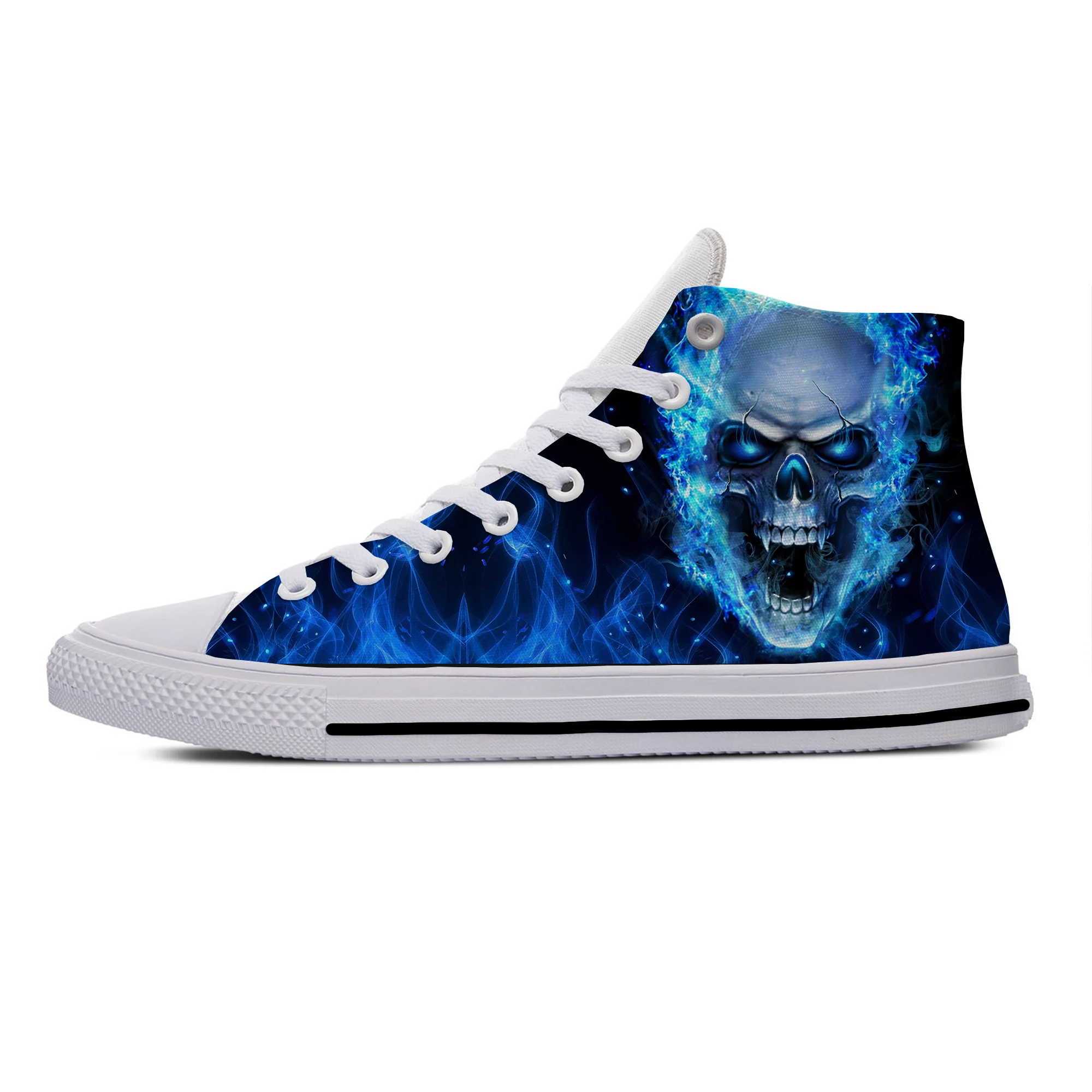 Яркие модные популярные забавные повседневные тканевые туфли высокие Легкие