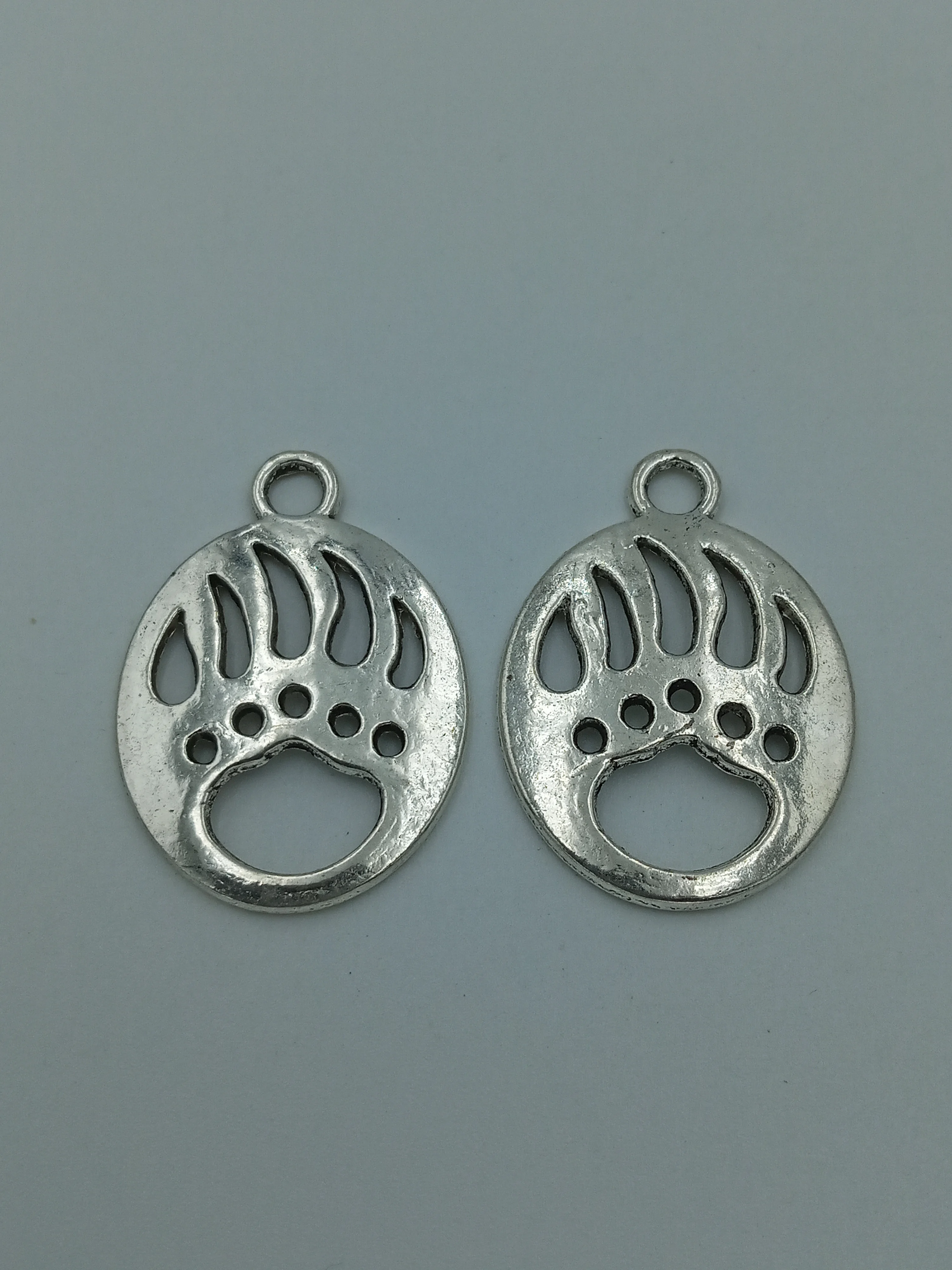 Подвески в виде медвежьей лапы 30x22 мм 10 шт. | Украшения и аксессуары
