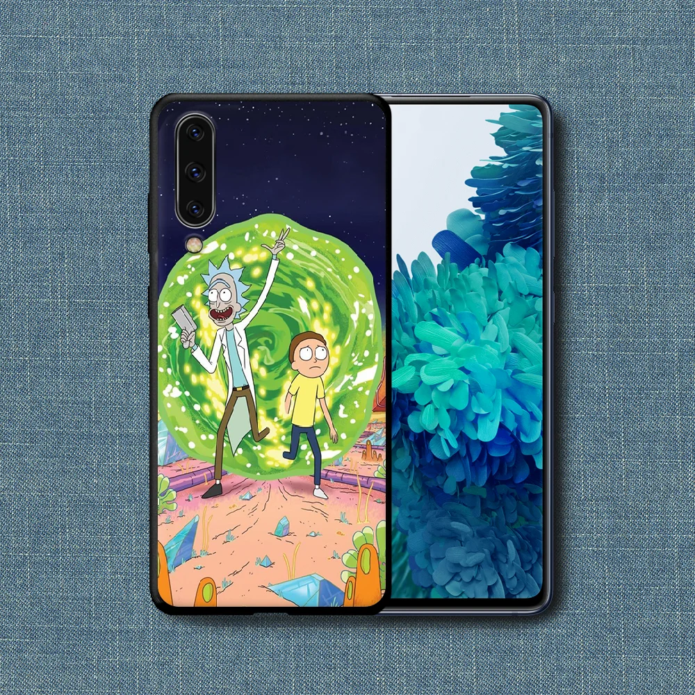 

Rick Or Morty Funny Phone Case For Samsung Galaxy A 3 5 7 8 10 20 20E 21S 30 30S 40 50 51 70 71 black Shell Painting Coque