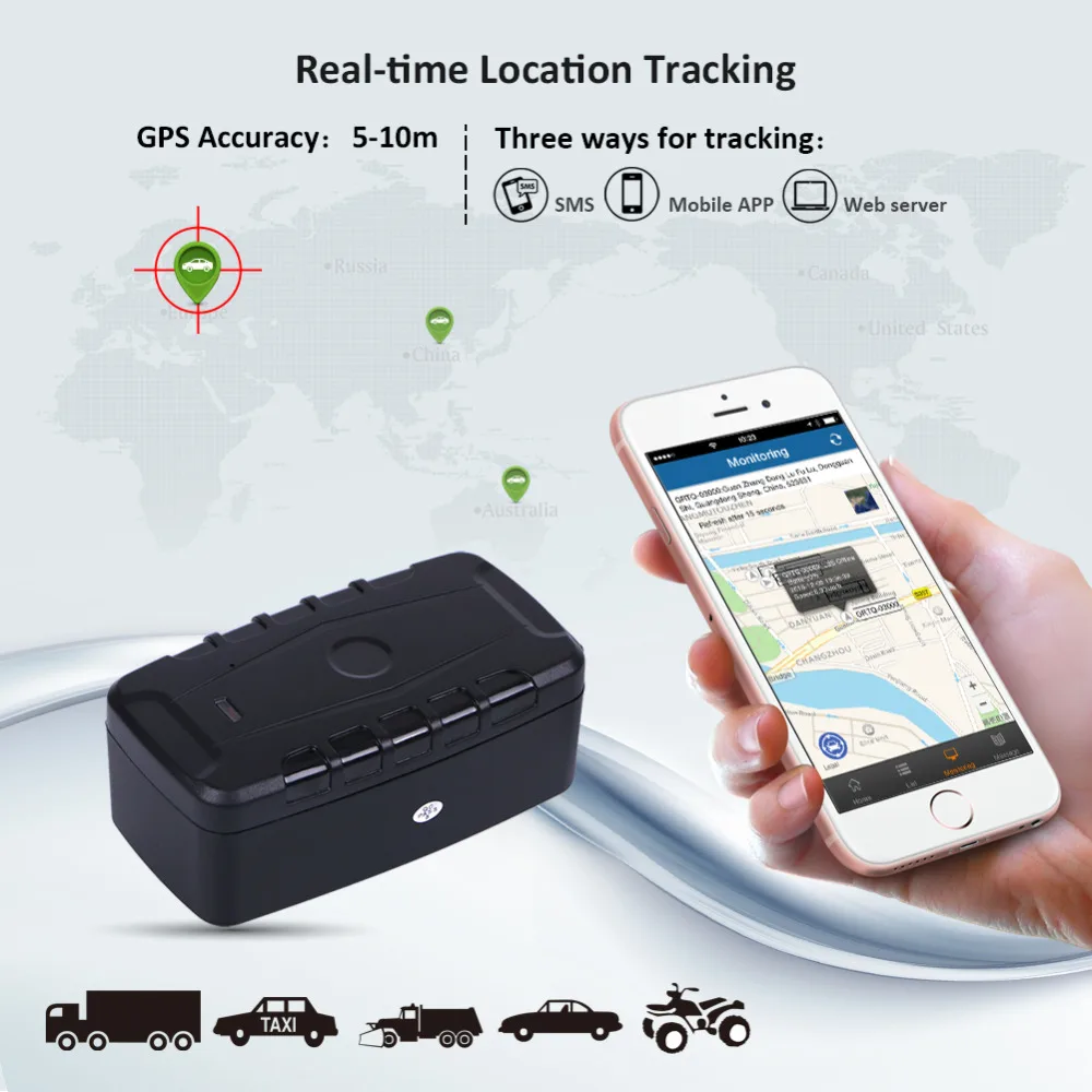 Автомобильный GPS трекер LK209A B C водонепроницаемый магнитный локатор в режиме