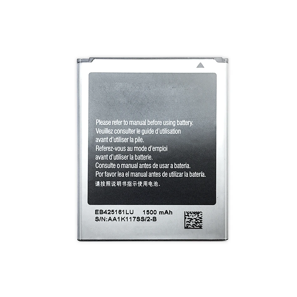 phone battery for samsung galaxy s duos s7562 s7566 s7568 i8160 s7582 s7560 s7580 i8190 i739 i669 j1 mini eb425161lu 1500mah free global shipping