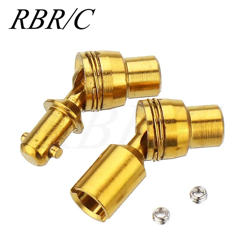 RBR/C 6X6 WPL B14 B24 B16 B36 JJRC Q60 Дрифт Радиоуправляемый автомобиль 58 мм Золотой короткий приводной вал коробки передач DIY аксессуары R410