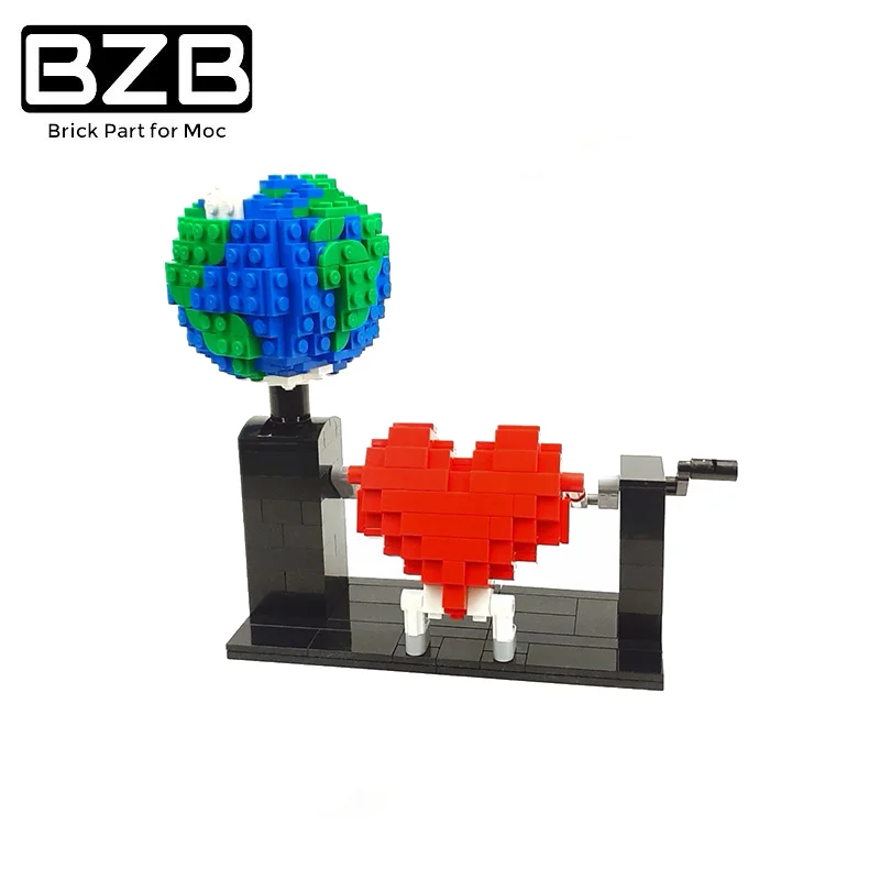 

BZB MOC 4477 Creative Earth Moon Sun Universe Planet Idea Building Block Model Kids Toys DIY Brick Parts Brithday Best Gifts
