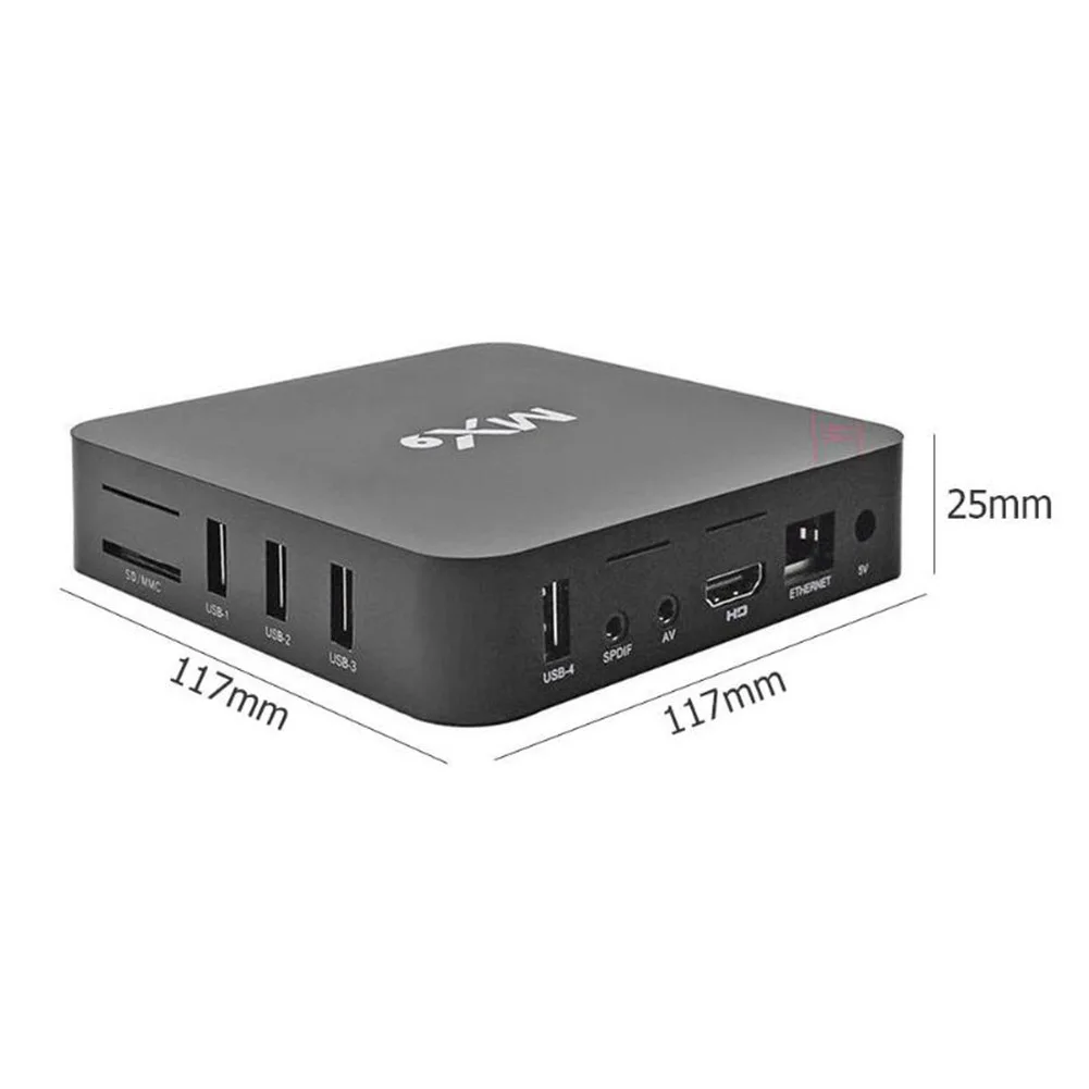 ТВ приставка Android 7 1 4K 4 ядра 2 + 16 ГБ 0 дюйма HDMI SDs слот|ТВ-приставки и медиаплееры| |