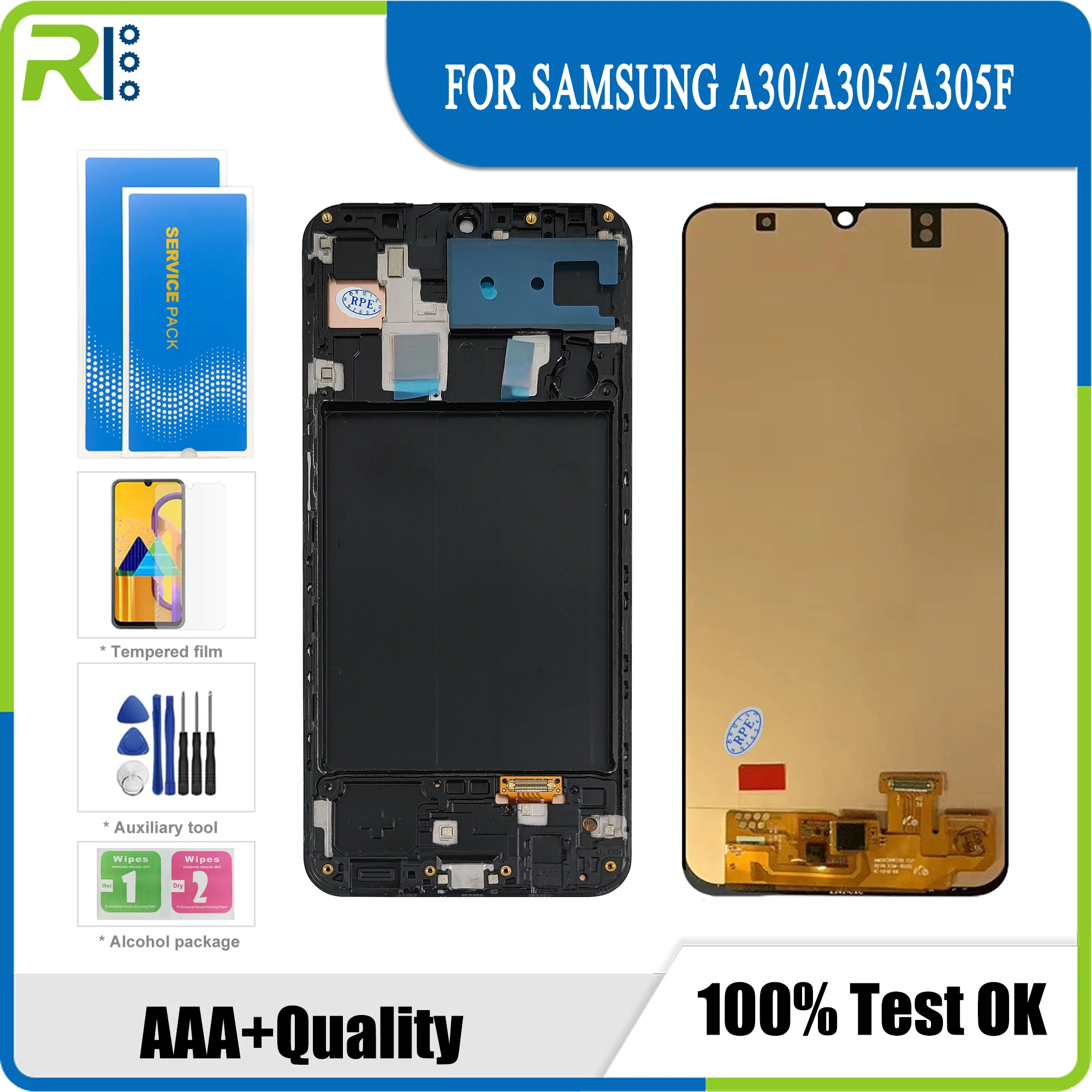 

AMOLED для Samsung Galaxy A30 SM-A305F дисплей ЖК-экран Замена для Samsung A30 A305 A305F дисплей ЖК-экран модуль