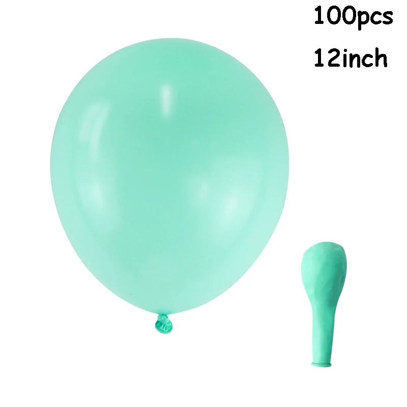 100pcs 12inch 5/10/15 м латексных воздушных шаров с цепи резиновый Свадебный/День рождения фон с воздушными шарами декоративный шар цепи Арка Balony шт/уп - Цвет: 100pcs 12inch