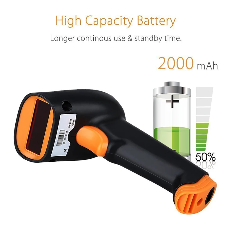 Оригинальный Netum беспроводной 2D сканер штрих кода QR 1D считыватель