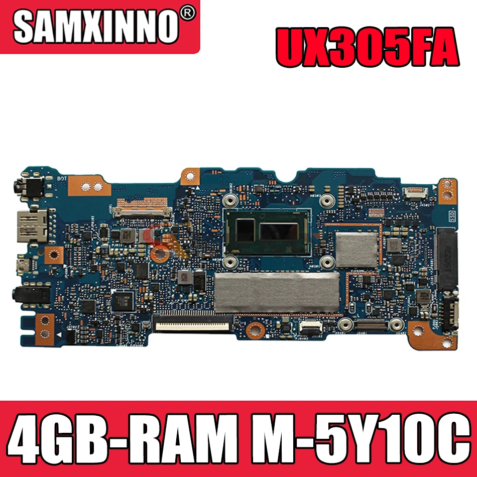 

Akemy UX305FA материнская плата для ноутбука ASUS ZenBook UX305FA оригинальная материнская плата 4GB-RAM M-5Y10C Процессор