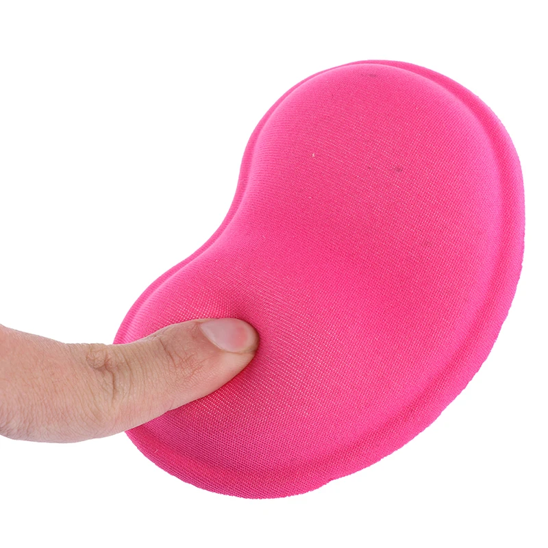 

1 Pcs Heart-shaped Comfort 3D Wrist Rest Silica Gel Hand Pillow Memory Cotton Mouse Pad For Office