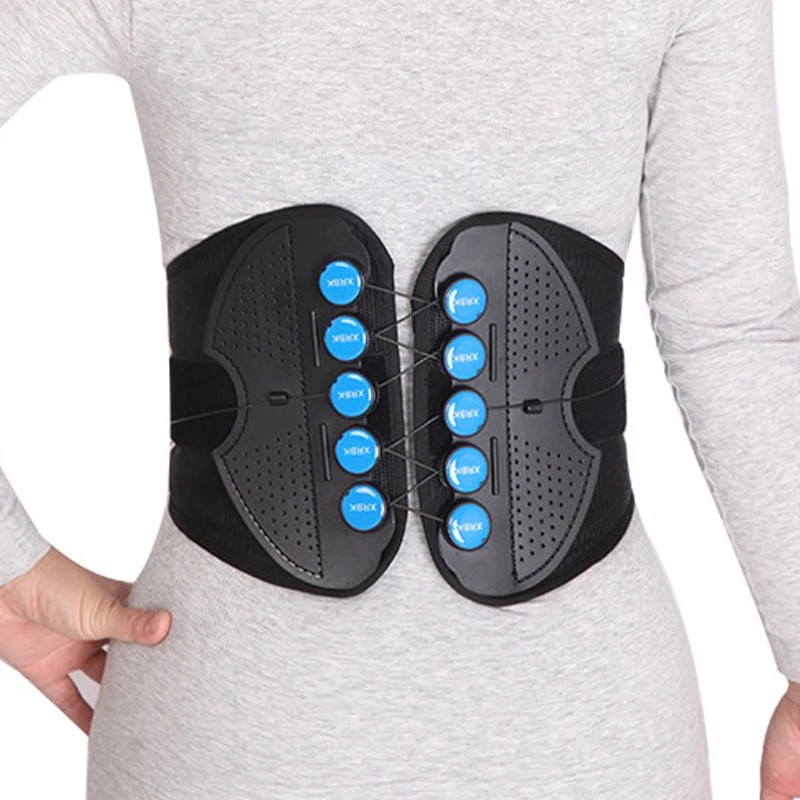 

New Design Medical Support Orthopedic Posture Corrector Brace Lower Back Lumbar Support Corset Double Pull Neoprene Fitness Belt