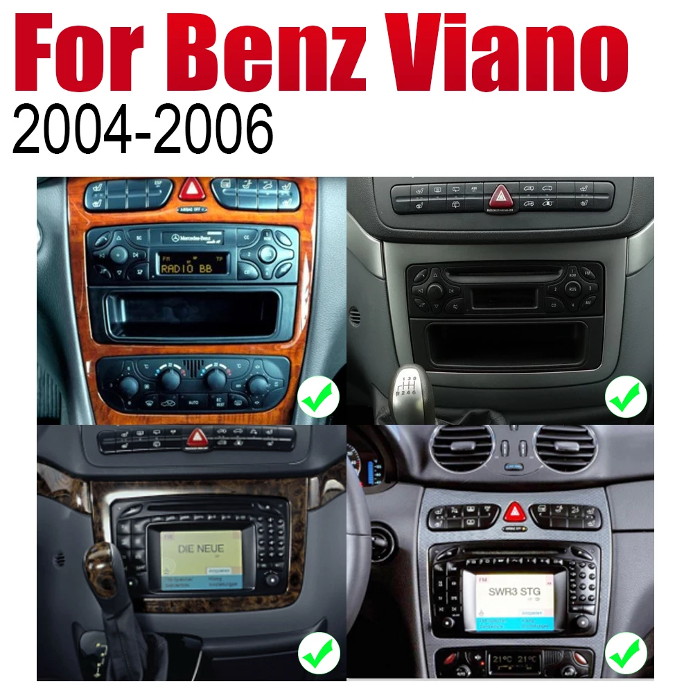 Для Mercedes Benz Viano 2004 2005 2006 NTG автомобильный Радио dvd плеер GPS навигация Android HD система