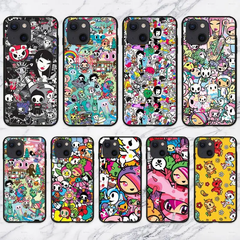 Японский чехол для телефона T-Tokidokis iPhone 11 12 Mini 13 Pro XS Max X 8 7 6s Plus 5 SE XR | Мобильные