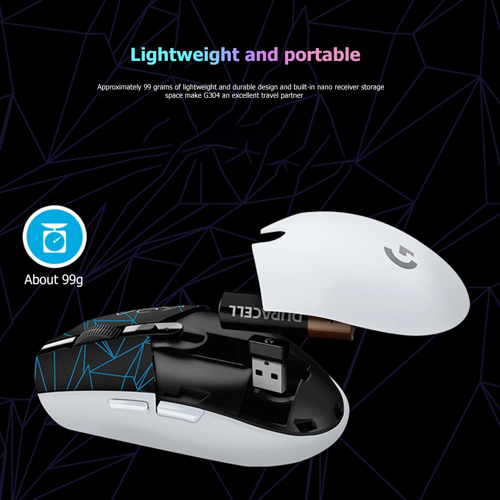 

Logitech G304 KDA Limited Edition LoL Esports Collection Edition Computer Peripherals Lightspeed Wireless Game Programming Mouse
