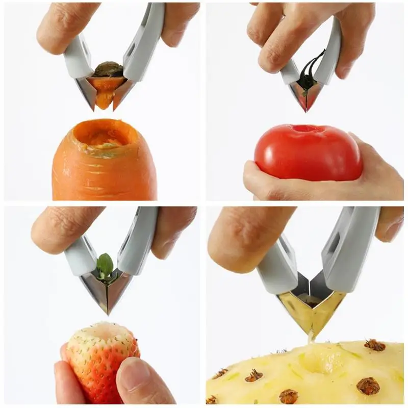 1 шт. креативная Овощечистка для глаз из ананаса стальная практичное