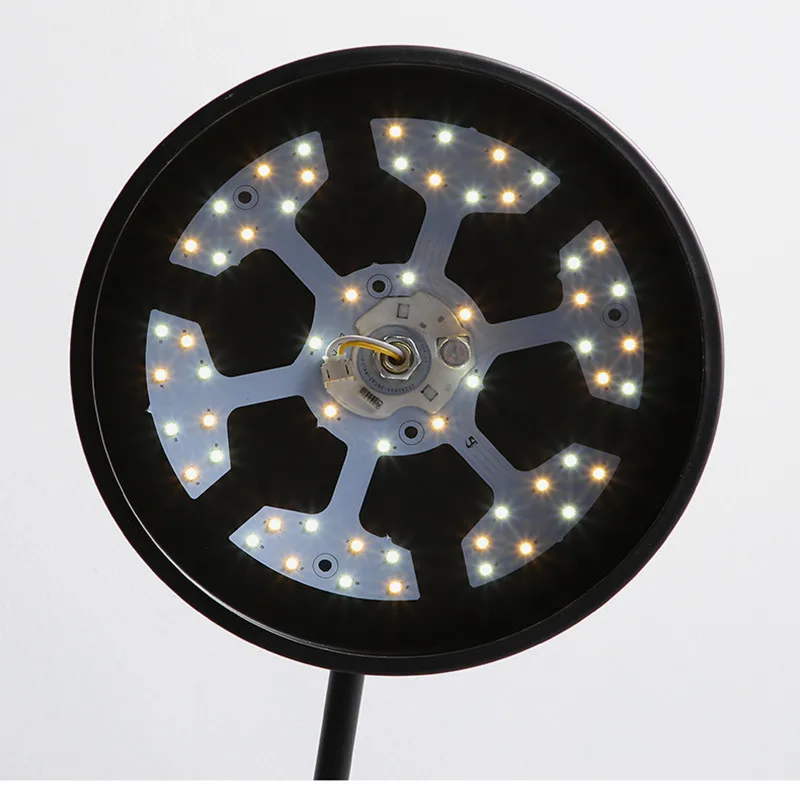 

YSN Simple personality Creative Design LED pendant light Nordic home wrought iron set hall rotating shape pendant lamp