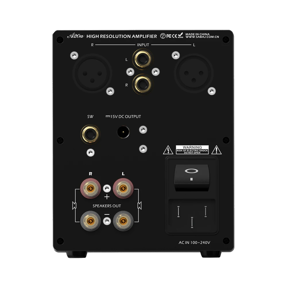 Усилитель мощности SABAJ A20a балансный стерео усилитель 150 Вт * 2 NW1194 аудиоусилитель