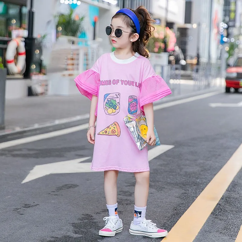 

Футболка детская летняя с принтом, 2 цвета